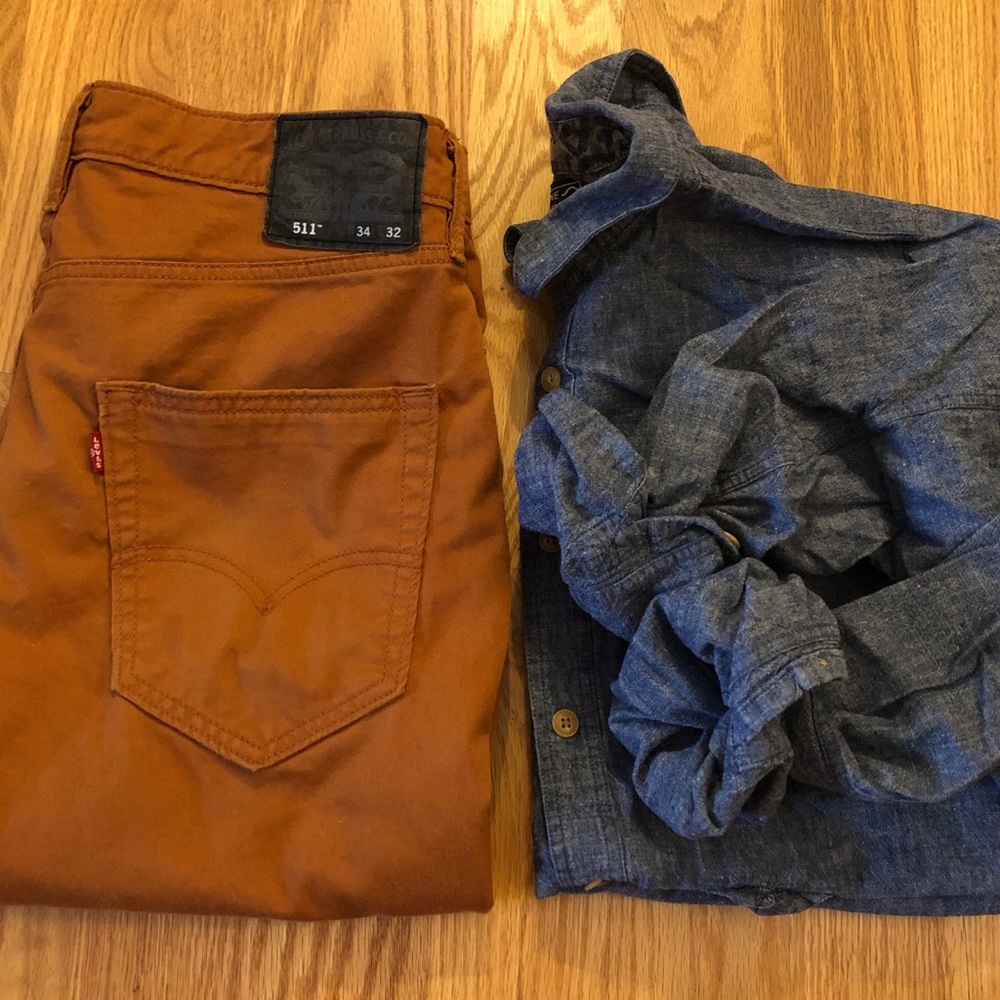 Volcom Chambray Button Down